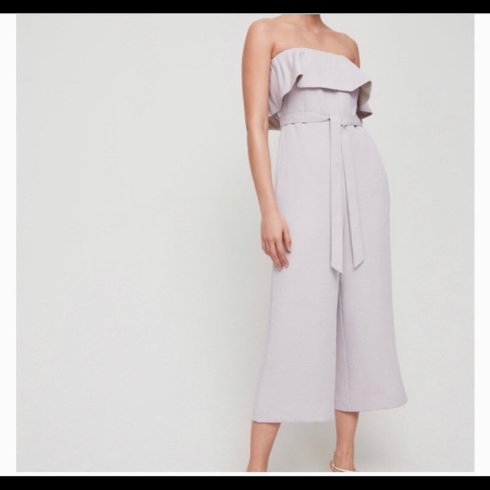 SOLD Aritzia Babaton Flutter Jumpsuit